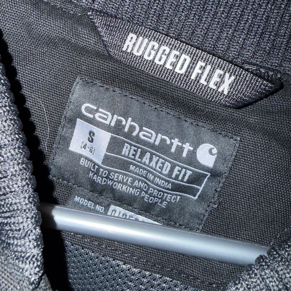 Carhartt Black Rugged Flex Canvas Jacket